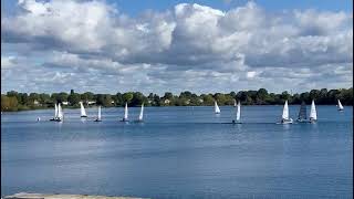 Dinghy Racing at Littleton Sailing Club [upl. by Airrehs642]