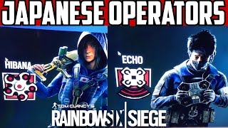 Rainbow Six Siege Echo amp Hibana Operators Japanese Season 4 Leaks Skills Red Crow [upl. by Ark595]