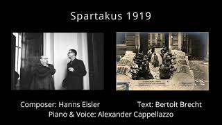 Hanns Eisler 18981962  Spartakus 1919  Score Video [upl. by Chicky]