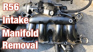 How to remove the intake manifold on an R56 Mini Cooper S N14 [upl. by Ferdie]