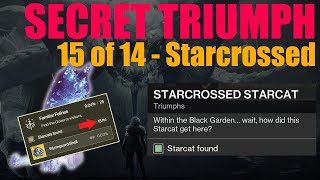 Starcat 15 of 14   Black Garden Destiny 2 [upl. by Legnaros]