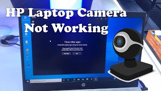 How To Fix HP Laptop Camera Not Working In Windows 10 [upl. by Lenrad906]