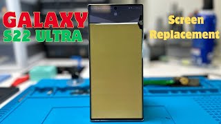 how to quickly and easily replace your galaxy s22 ultra screen [upl. by Demmer782]