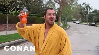 Adam Sandler Hunts Down Conan In Los Angeles  CONAN on TBS [upl. by Sofie]