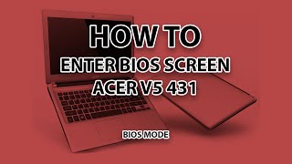 How To Enter BIOS Acer V5 431 From Windows [upl. by Jem]