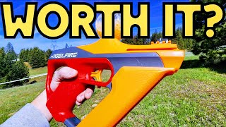 Nerf Pro Gelfire Uproar  Compact Full Auto Blaster  Full Review [upl. by Hylan]