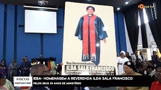 IEBAHOMENAGEM A REVERENDA ILDA SALA FRANCISCO PELOS SEUS 39 ANOS DO MINISTÉRIO PASTORAL [upl. by Blanc392]