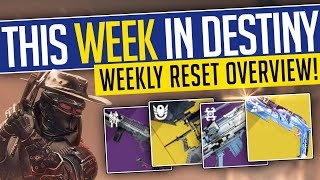 Destiny 2  THIS WEEK IN DESTINY  9th Jan 15th Wish NEW Exotic Catalyst Bonus Ranks amp More [upl. by Adnofal535]