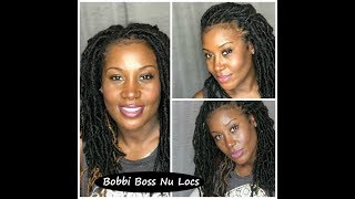 Bobbi Boss Nu LocsRubber band methodMy first attemptWhenthe2meet [upl. by Ignatius207]