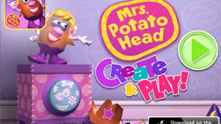 Mrs Potato Head  Create amp Play Part 1  Best iPad app demo for kids  Ellie [upl. by Hareemas763]