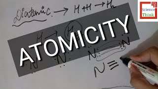 What is Atomicity  Monoatomic and Diatomic Elements In Hindi [upl. by Alyl]