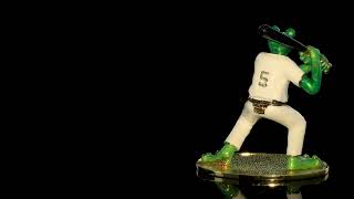 Frog Playing Baseball trinket box by Keren Kopal [upl. by Bein]