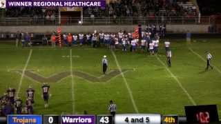 Parkston Trojans vs Winner Warriors Football [upl. by Kinson693]