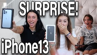 SURPRISING THEM WITH iPhones New iPhone 13 Pro Max [upl. by Royden]