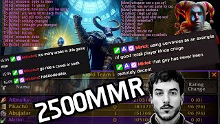 Mirlol The Fake Streamer Caught Behind The Chat Block  24002500 RET DK Top Ladder Games [upl. by Ert]