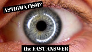 Astigmatism Explained in One Minute [upl. by Tia]