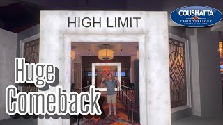 Coushatta Casino Resort opened the New High Limit Room and we won big [upl. by Nehtiek]