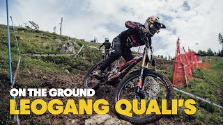 Heres what went down in Leogang DH Qualifications  UCI MTB World Cup 2021 [upl. by Otreblaug]