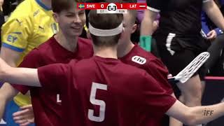 SWEDEN VS LATVIA  3V3 WORLD FLOORBALL CHAMPIONSHIPS FINALE [upl. by Analli635]