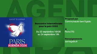 Agenda du 16 septembre 2024 [upl. by Lrig]