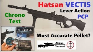 Hatsan VECTIS Chrono Test Lever Action PCP Air Rifle [upl. by Noswad]