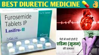 Frusemide tablets Uses in Hindi  Lasix क्यों दिया जाता है  Lasix 40 mg  Furosemid side effects [upl. by Aracahs]