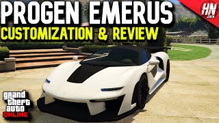 Progen Emerus Customization amp Review  GTA Online [upl. by Anatsirhc]