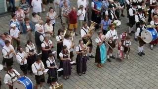 Volksfest Pfaffenhofen 2016 Sternmarsch Auszug [upl. by Ewen]