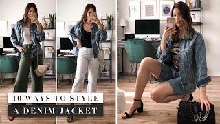 Style Guide How to Wear a Denim Jacket 10 Ways  by Erin Elizabeth [upl. by Oyr]