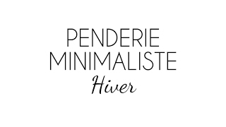 MA PENDERIE MINIMALISTE  HIVER 2016 2017  HAUL SOLDES [upl. by Gonta]