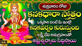 Kanakadhara Stotram  కనకధారా స్తోత్రం  Kanakadhara Stotram Telugu Lyrics  Lakshmi Songs Telugu [upl. by Acirederf]