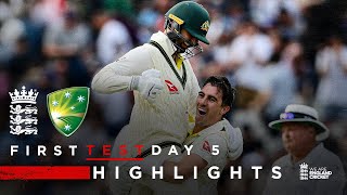 Australia Claim a Classic  Highlights  England v Australia Day 5  LV Insurance Test 2023 [upl. by Scholem]