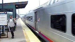 NJ Transit Train 3856 Departs Edison [upl. by Mora]