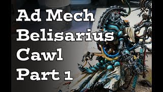 How to Paint Ad Mech Belisarius Cawl Part 1 [upl. by Refinnej]