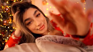 ASMR • Cozy Girlfriend Cuddles You To Sleep💗💤 affirmations face touching hair play [upl. by Schacker]