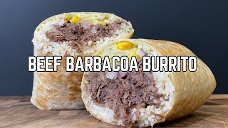 Delicious Beef Barbacoa Burrito [upl. by Tiffa757]