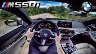 BMW M550i 5 Series G30 POV Test Drive by AutoTopNL [upl. by Means]