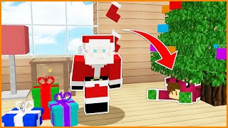 EL MEJOR ESCONDITE EN LA CASA DE SANTA CLAUS EN MINECRAFT [upl. by Cynthia331]