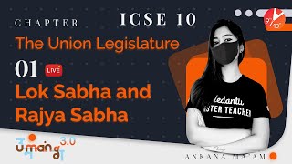 The Union Legislature L1  Lok Sabha and Rajya Sabha 🏛️  ICSE Class 10 Civics Chapter 1  Vedantu [upl. by Ennairrek]