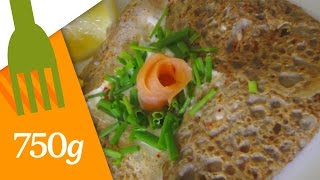 Recette des Galettes au saumon fumé  750g [upl. by Gnivre]