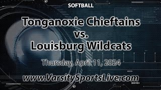 Tonganoxie Chieftains vs Louisburg Wildcats Softball 41124 [upl. by Attenoj]