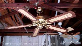 Moss HF D Series Early Heirloom Deluxe Ceiling Fan [upl. by Sasha]