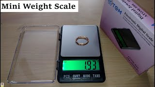 Atom 999 Electronic Digital Weight Scale Unboxing  Weight Machine for Gold Silver kitchen items [upl. by Burr]