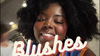 Blushes I love for dark skin makeup darkskinmakeup grwm [upl. by Ailyt]