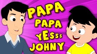 Johny Johny Yes Papa  More  Nursery Rhymes amp Kids Songs  Dominoki [upl. by Adnotal724]