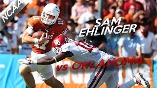 Sam Ehlinger Highlights vs Oklahoma  1939 388 Total Yards 2 TDs  101417 [upl. by Ayr182]