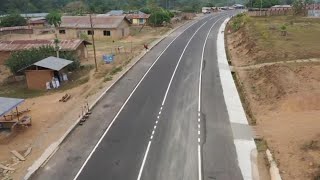 Update from Kumasi  Obuasi Highway Construction Project in Ghana [upl. by Ayotahs]