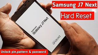 Hard Reset Samsung J7 Next 2022  samsung 7 next remove pin pattern amp password  factory reset j7 [upl. by Noami]