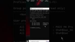 Find Your WiFi Password in Windows 1011 with CMD shorts [upl. by Zelten]