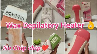 Unwanted hair removal wax machine Depilatory waxing rollon heater Zahra Khan [upl. by Bussey124]